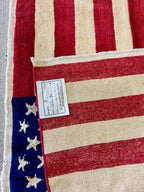 Handmade American Flag Rug AZANIA GALLERY