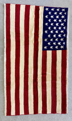 Handmade American Flag Rug AZANIA GALLERY