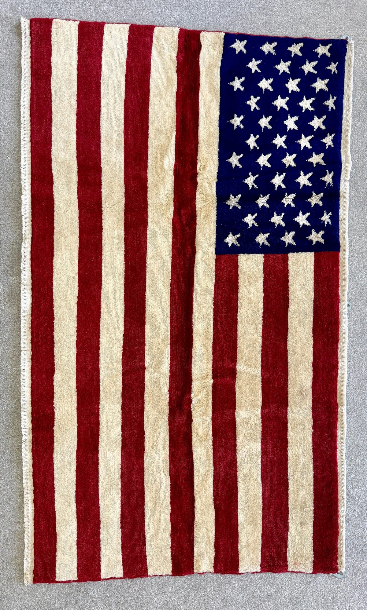 Handmade American Flag Rug AZANIA GALLERY